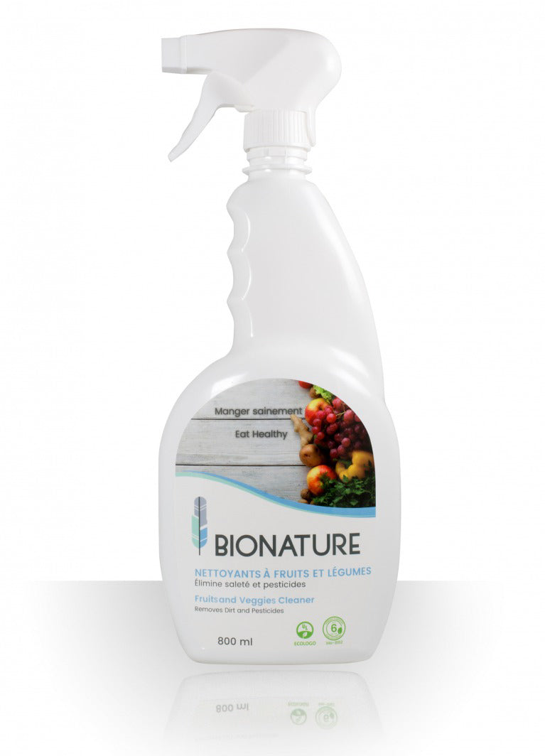 Nettoyant à fruits et légumes  (aussi en vrac en boutique)