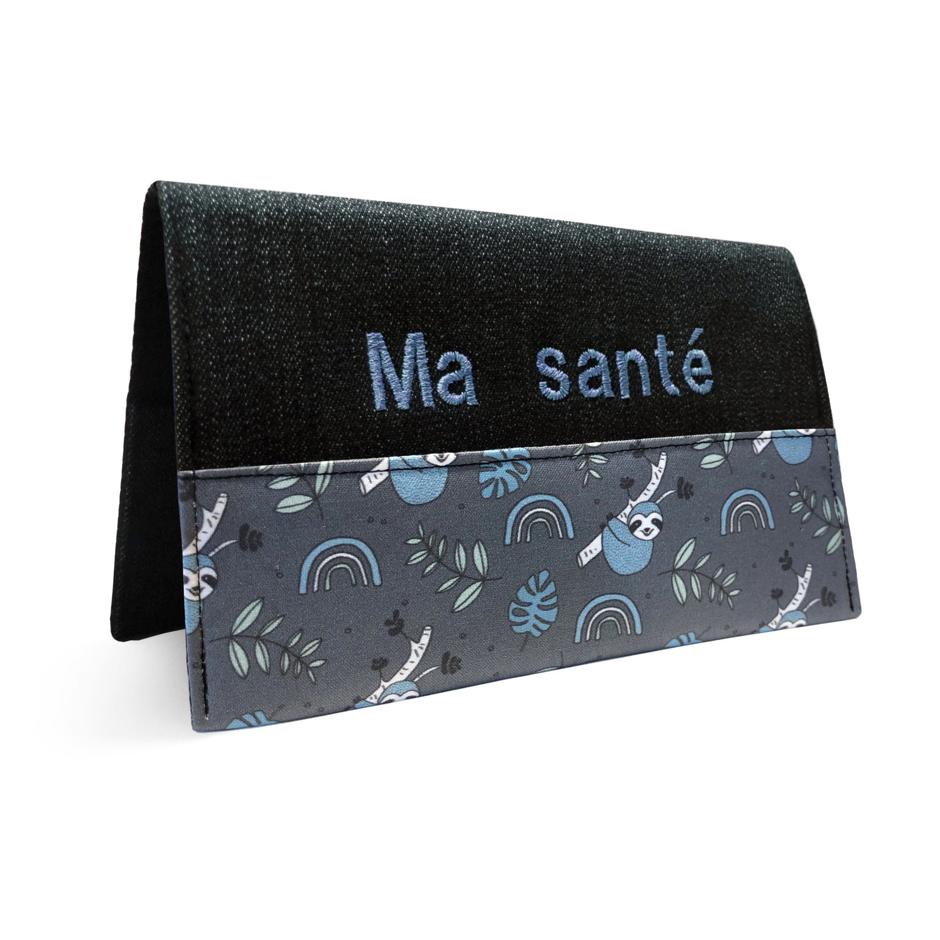 Protège carnet santé personnalisé gars Paresseux