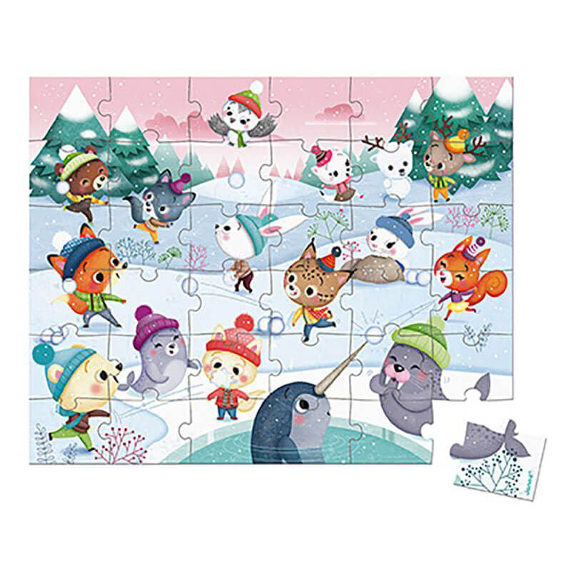 36 pcs - Casse Tête - Neige