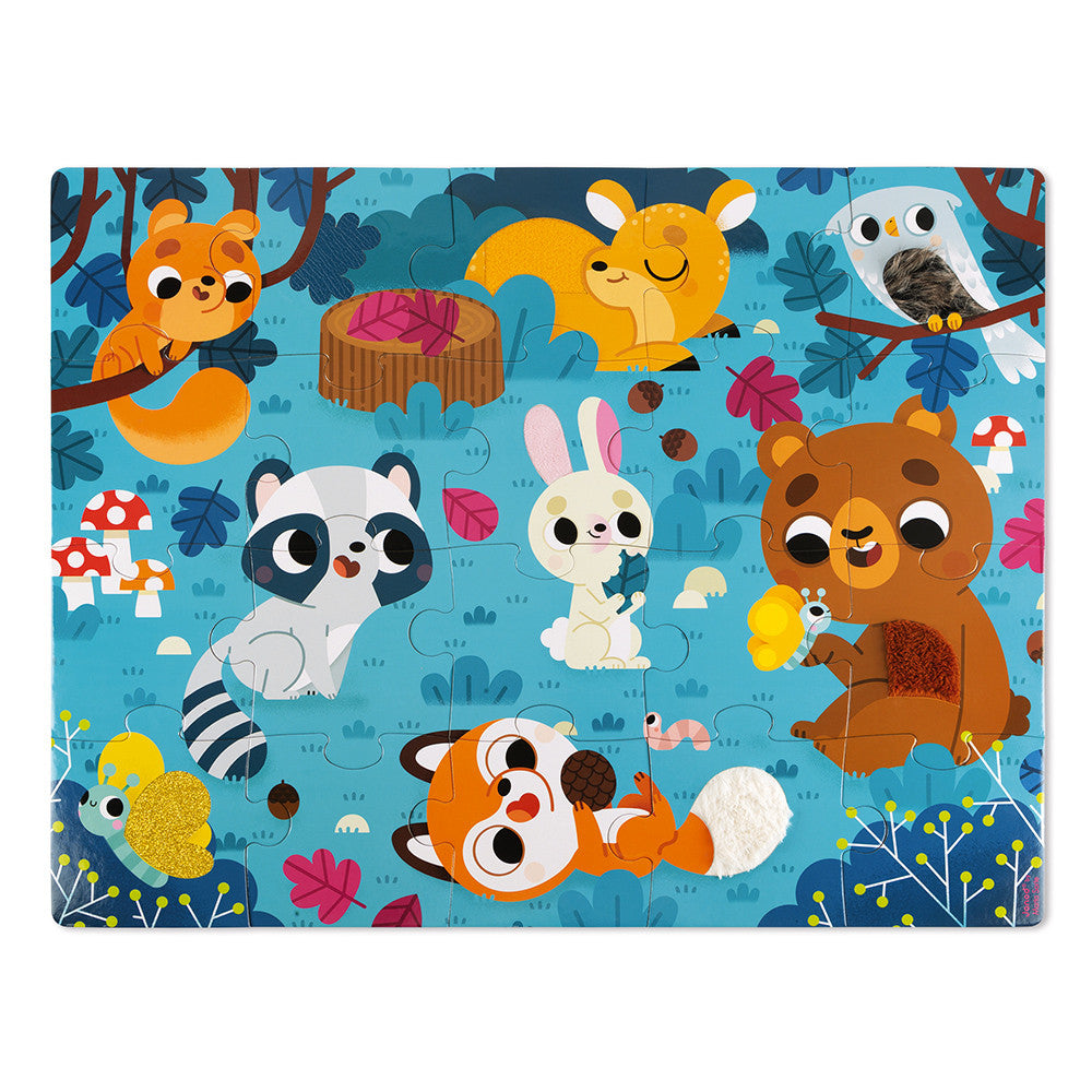 Puzzle Tactile 'Les Animaux De La Forêt