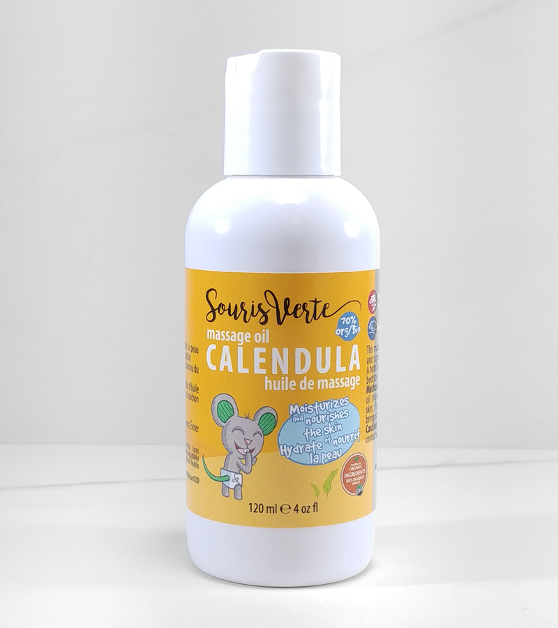 HUILE DE MASSAGE À LA CALENDULA