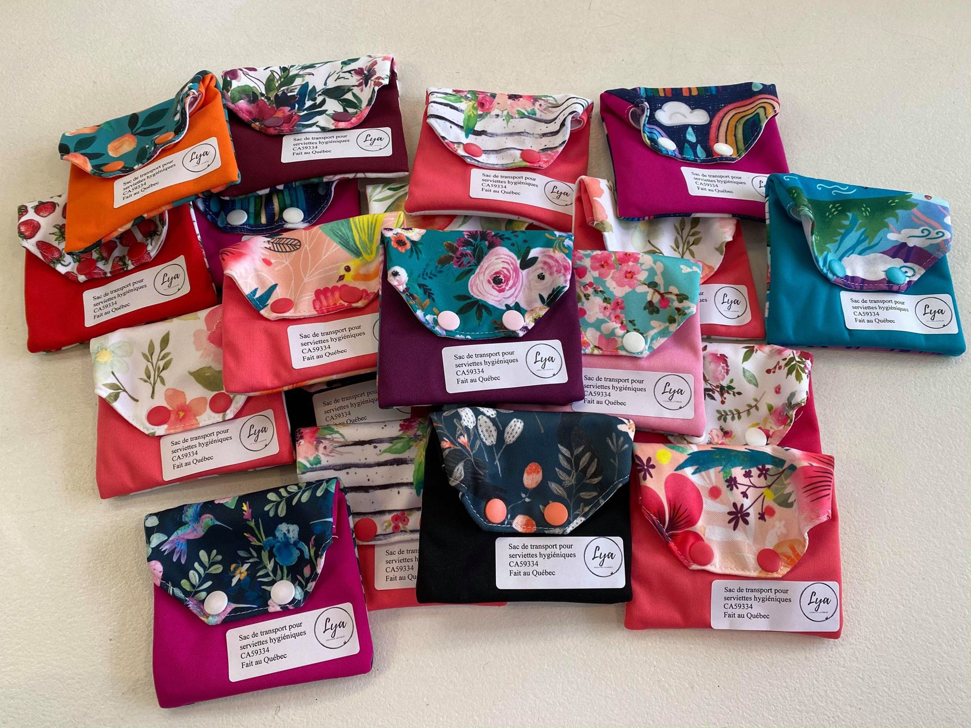 Pochette individuelle pour serviette hygyènique