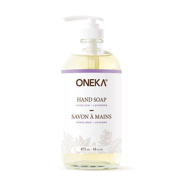 Savon pour les mains à l'angélique et à la lavande 475 ml