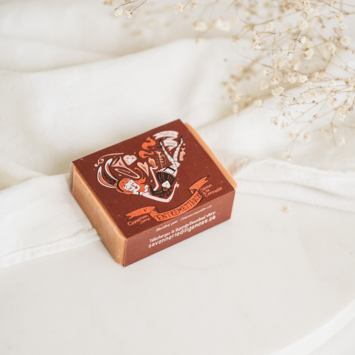 L’ENTREMETTEUSE – SAVON À LA CANNELLE – SAVONNERIE DES DILIGENCES