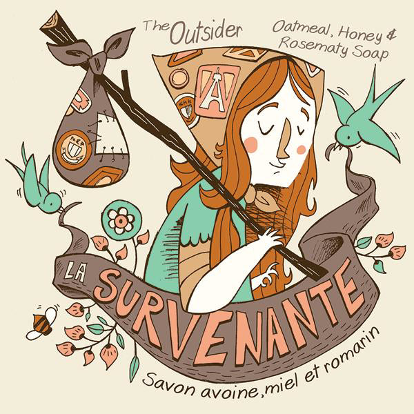 LA SURVENANTE – SAVON AVOINE, MIEL ET ROMARIN – SAVONNERIE DES DILIGENCES