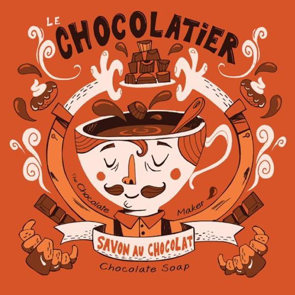 LE CHOCOLATIER – SAVON AU CHOCOLAT À L’HUILE D’OLIVE – SAVONNERIE DES DILIGENCES