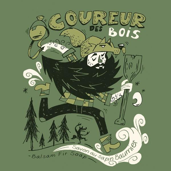 LE COUREUR DES BOIS- SAVON AU SAPIN BAUMIER – SAVONNERIE DES DILIGENCES