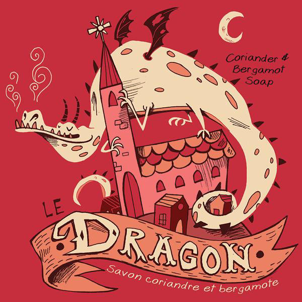 LE DRAGON – SAVON CORIANDRE-BERGAMOTE – SAVONNERIE DES DILIGENCES