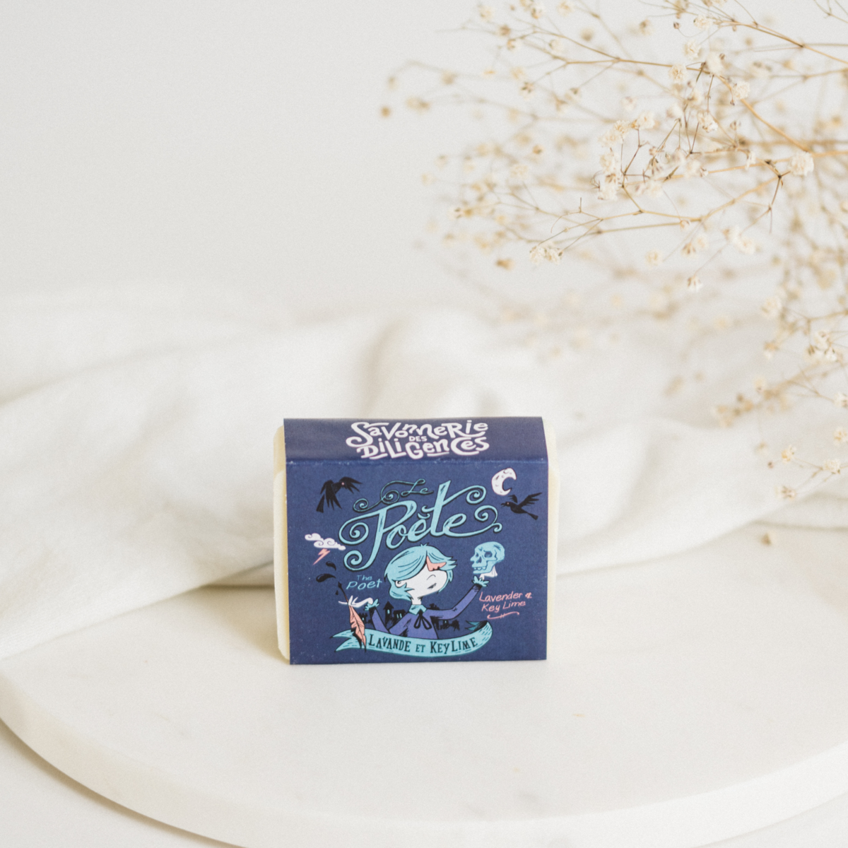LE POÈTE – SAVON LAVANDE ET KEY LIME – SAVONNERIE DES DILIGENCES