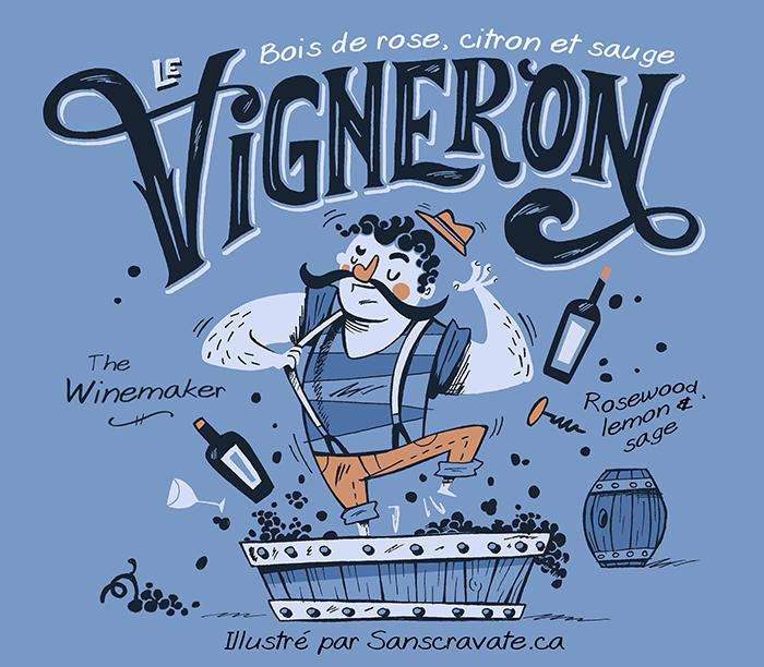 LE VIGNERON – SAVON BOIS DE ROSE, CITRON ET SAUGE – SAVONNERIE DES DILIGENCES