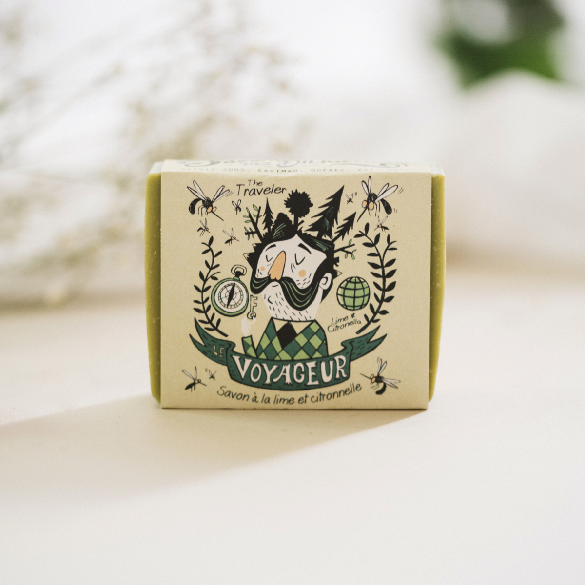 LE VOYAGEUR – SAVON LIME ET CITRONNELLE – SAVONNERIE DES DILIGENCES