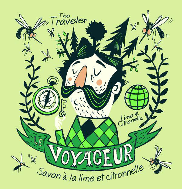 LE VOYAGEUR – SAVON LIME ET CITRONNELLE – SAVONNERIE DES DILIGENCES