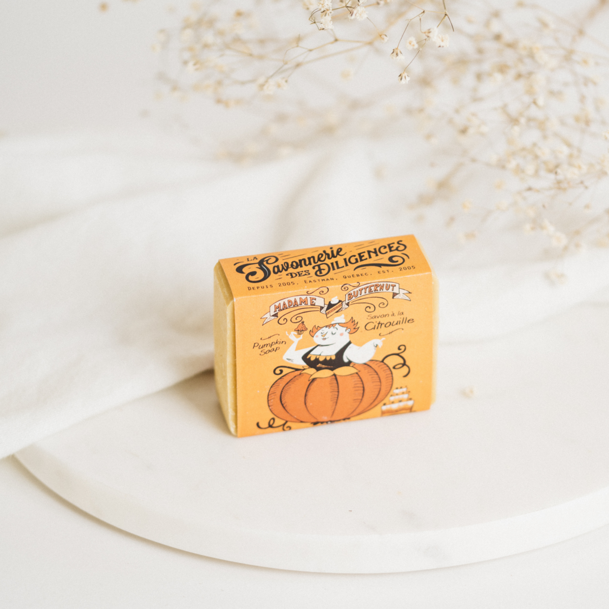 MADAME BUTTERNUT – SAVON À LA CITROUILLE – SAVONNERIE DES DILIGENCES