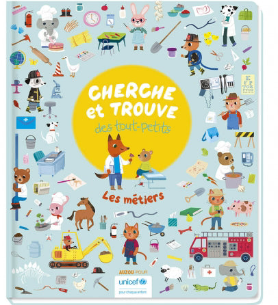 Cherche et trouve des tout-petits les métiers
