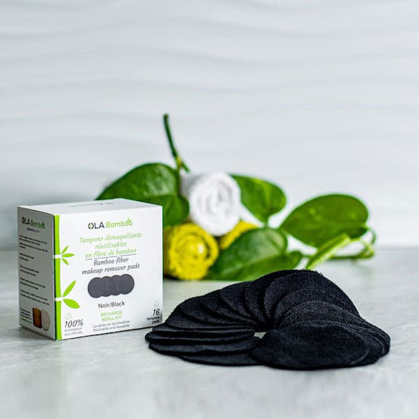 Recharge – Tampons démaquillants noir