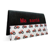 Protège carnet santé personnalisé Tracteur