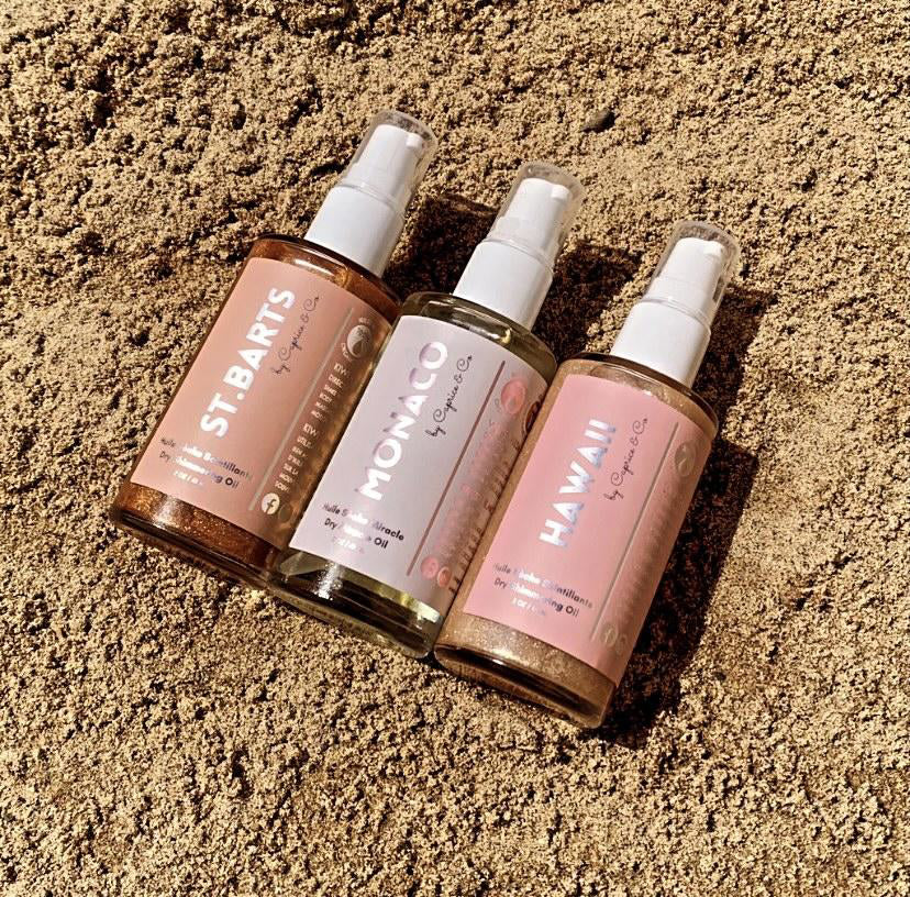 HAWAII - HUILE SÈCHE SCINTILLANTE