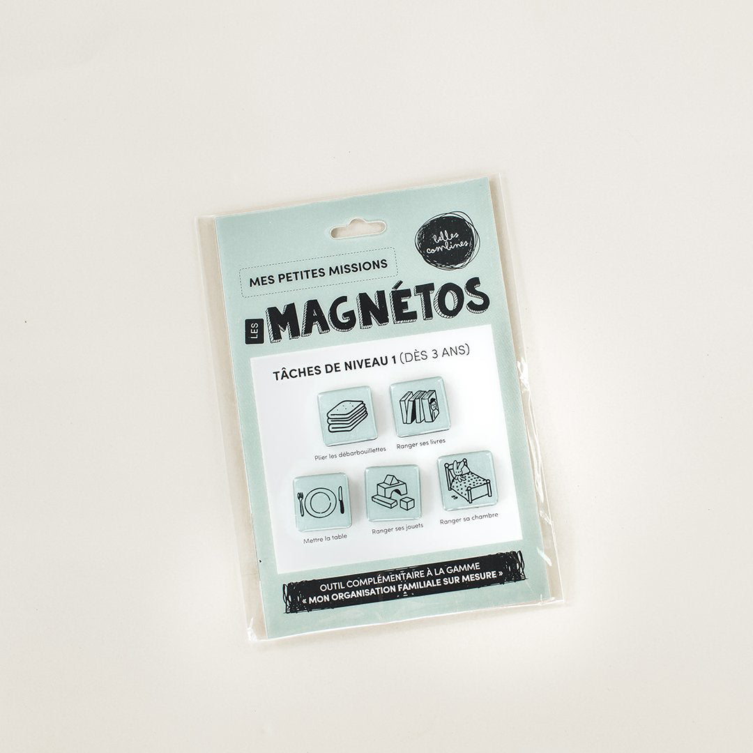 Les Magnétos Petites missions - Tâches de niveau 1 (Dès 3 ans)