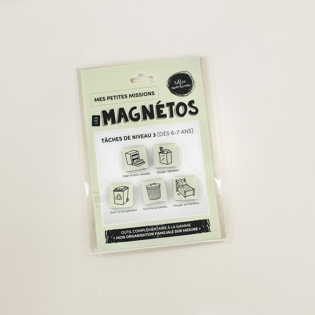 Les Magnétos Petites missions - Tâches niveau 3 (6-7 ans)