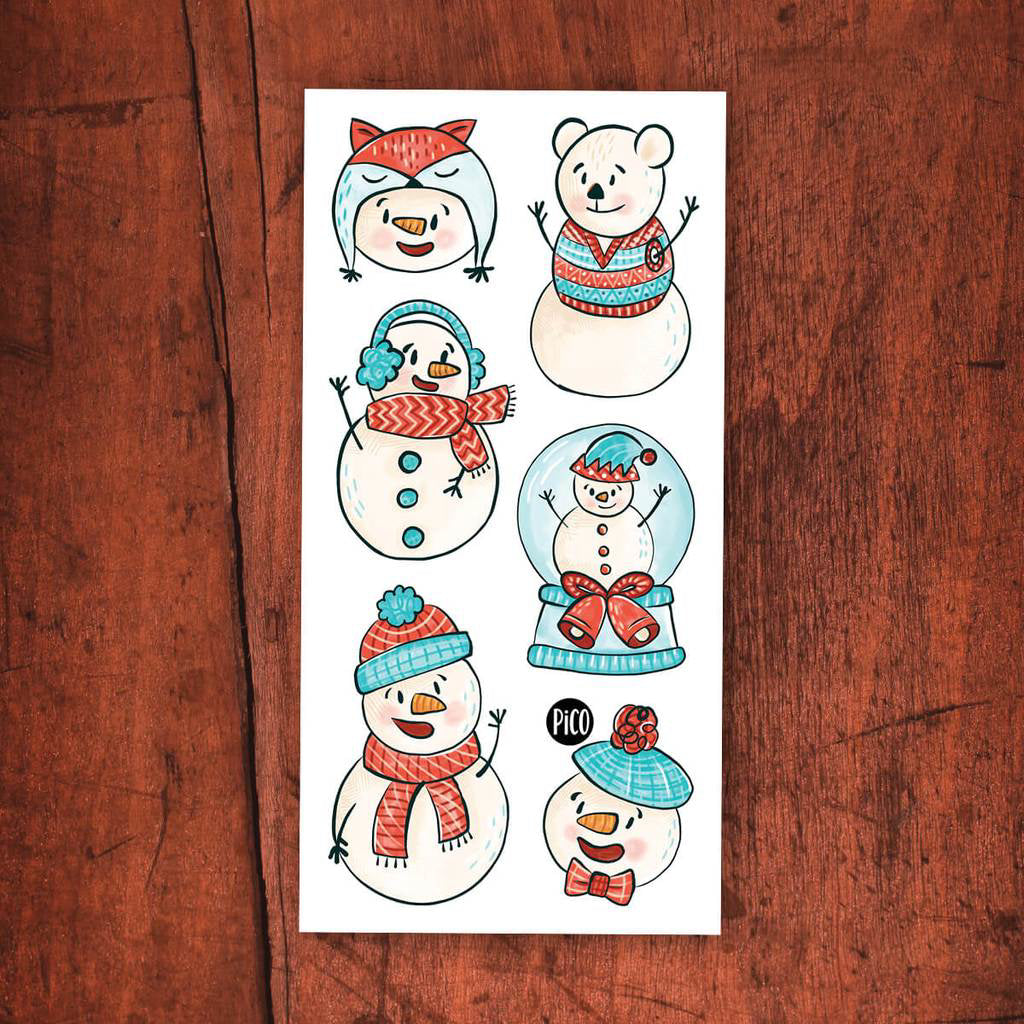 Les joyeux bonhommes de neige