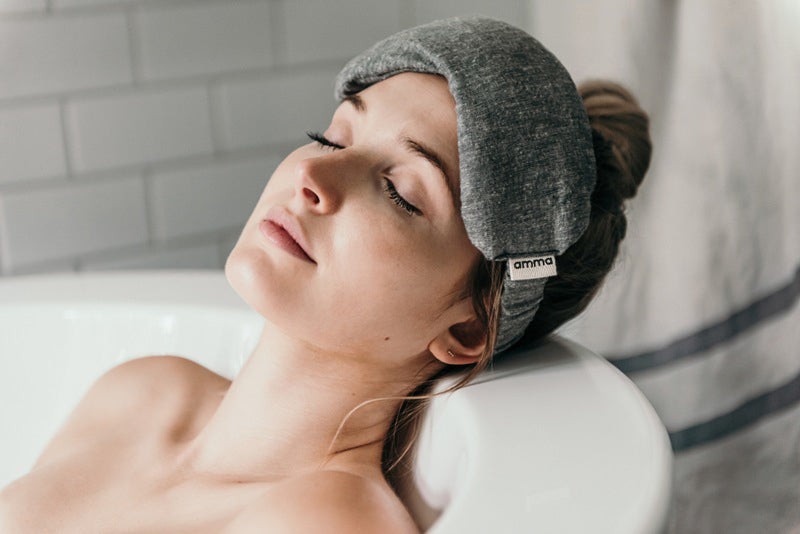 Masque thérapeutique à la lavande | Chanvre & coton bio gris