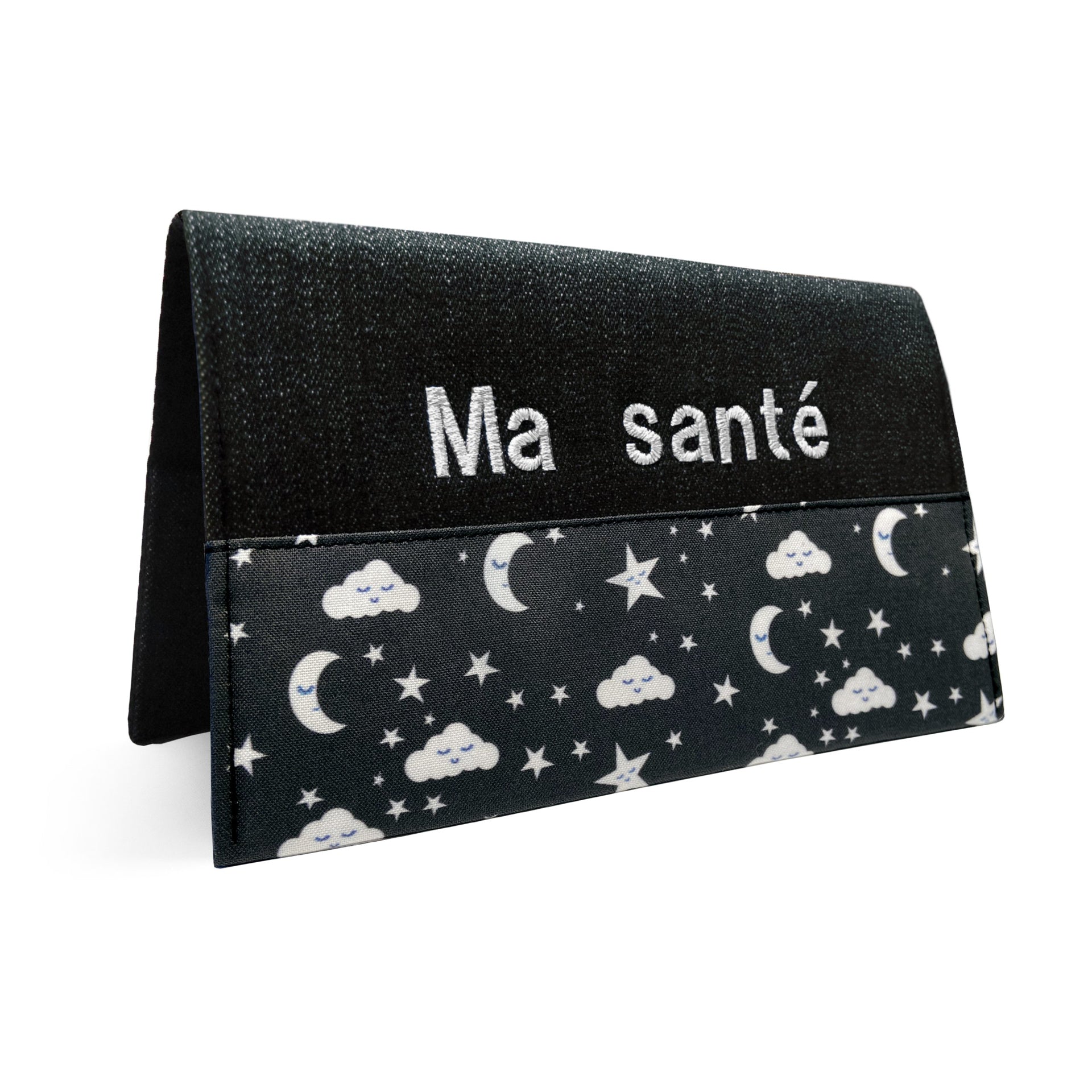 Protège carnet de santé Lolikö Lune noire