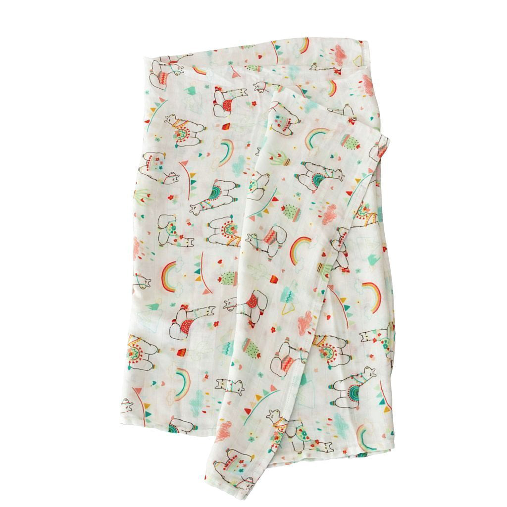 Couverture Mousseline Bambou Lama