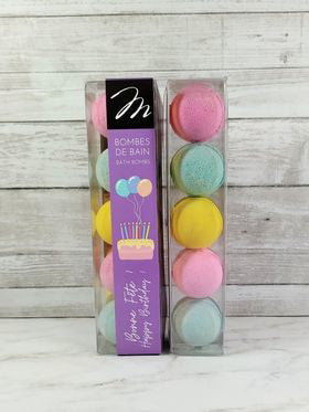 Boîte de 5 mini bombes -Bonne fête
