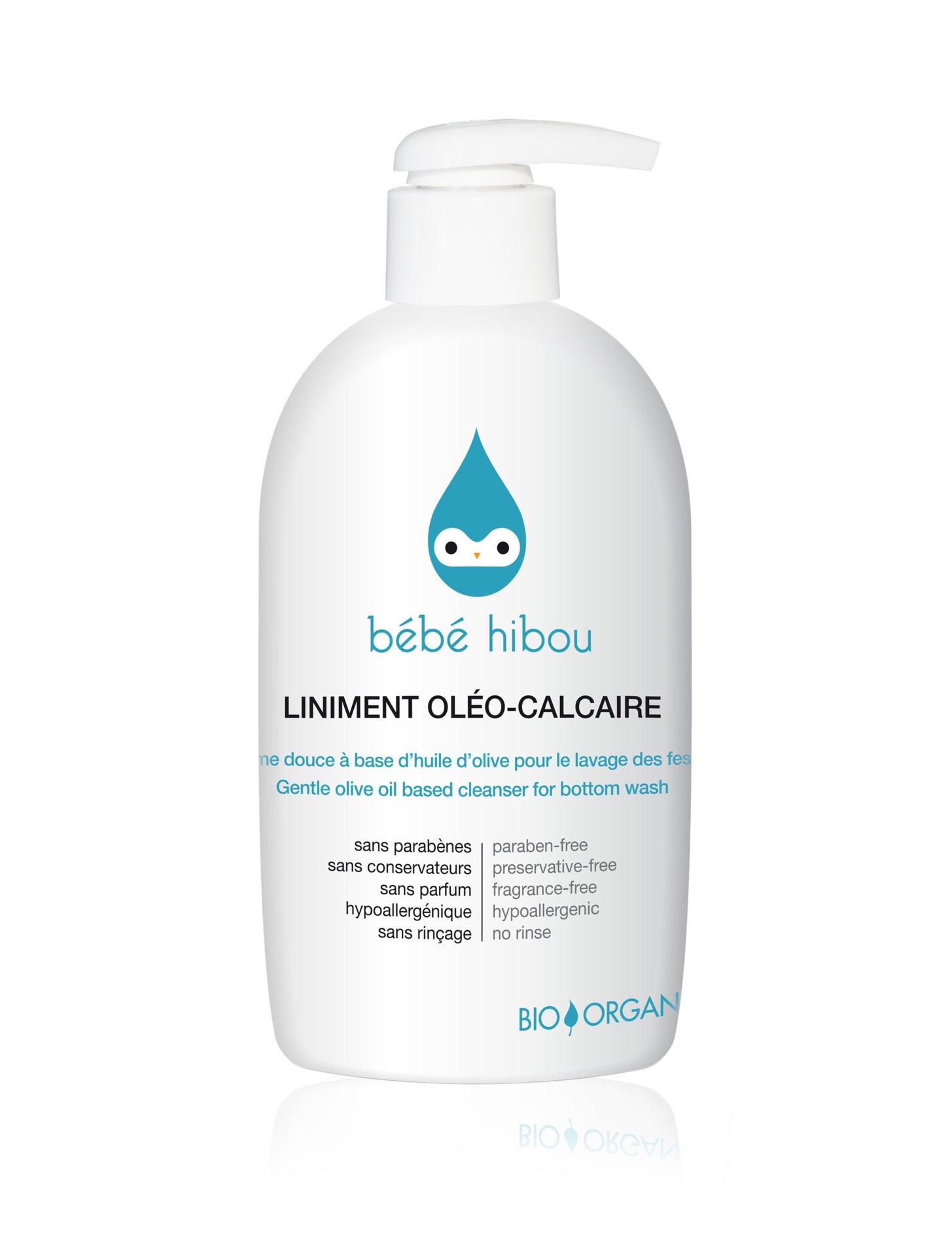 liniment oléo calcaire Bio (Avec pompe/ With pump) 473 mL