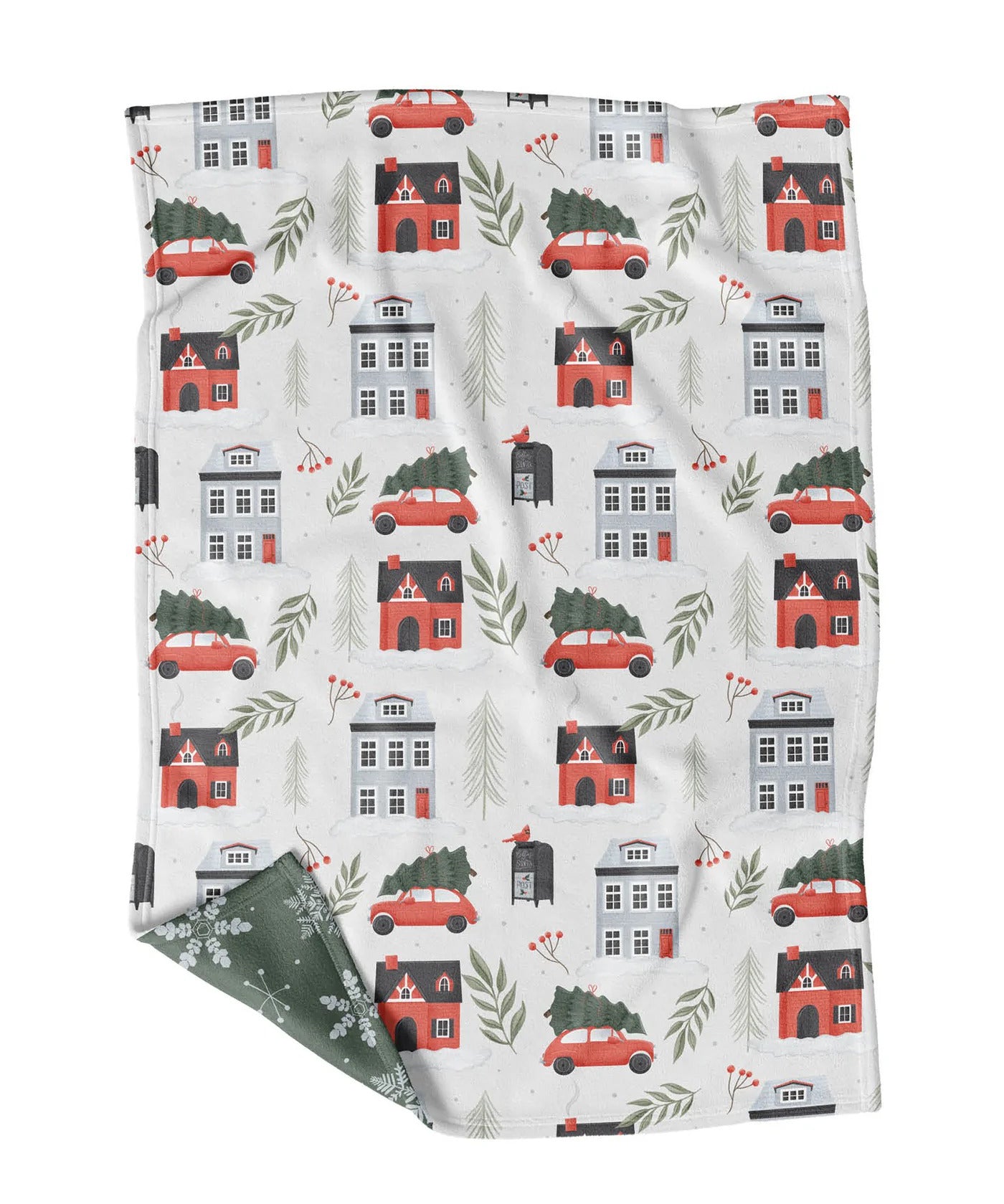 MA TRÈS P'TITE COUVERTE DE NOËL - LE VILLAGE ENNEIGÉ