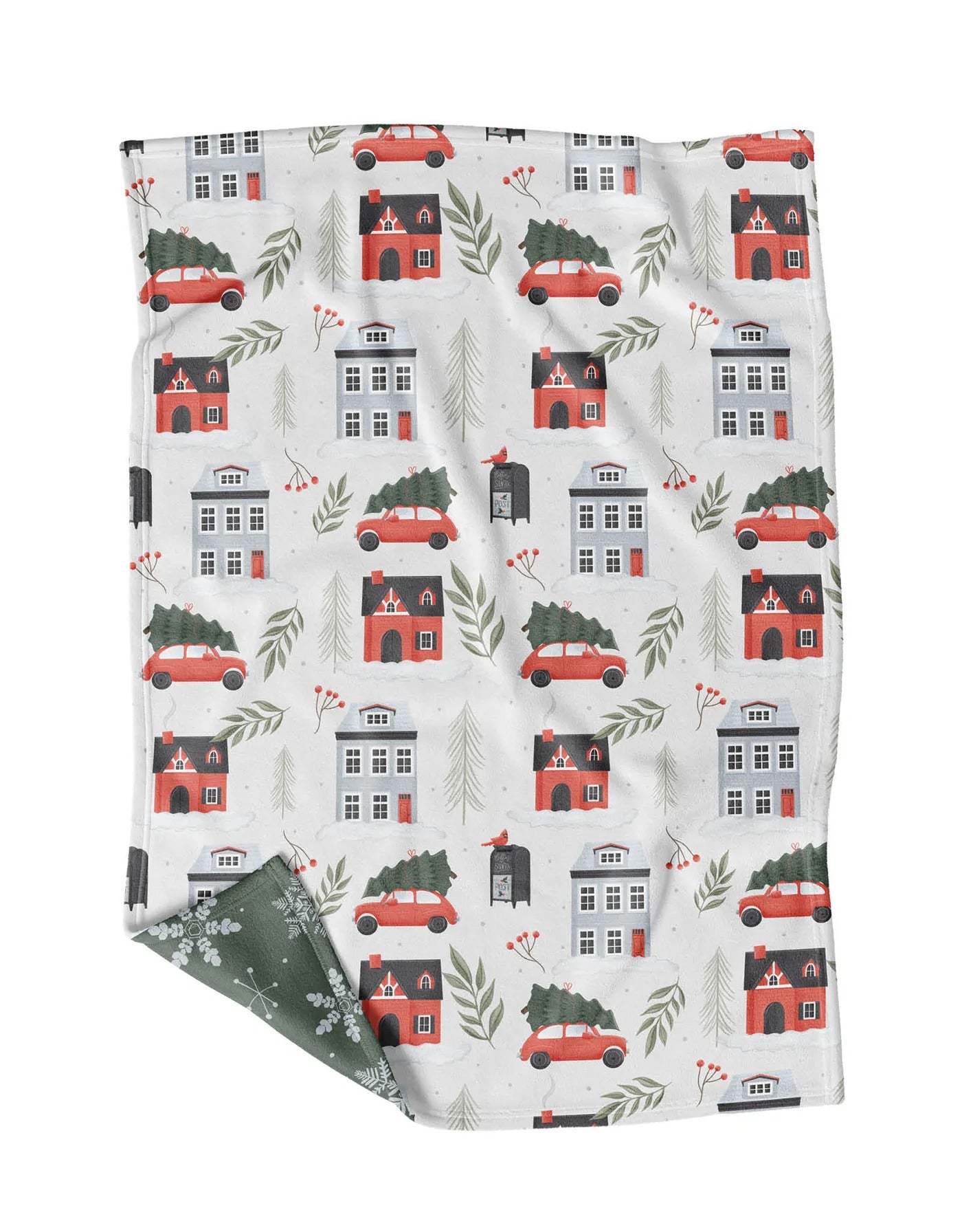 MA TRÈS P'TITE COUVERTE DE NOËL - LE VILLAGE ENNEIGÉ