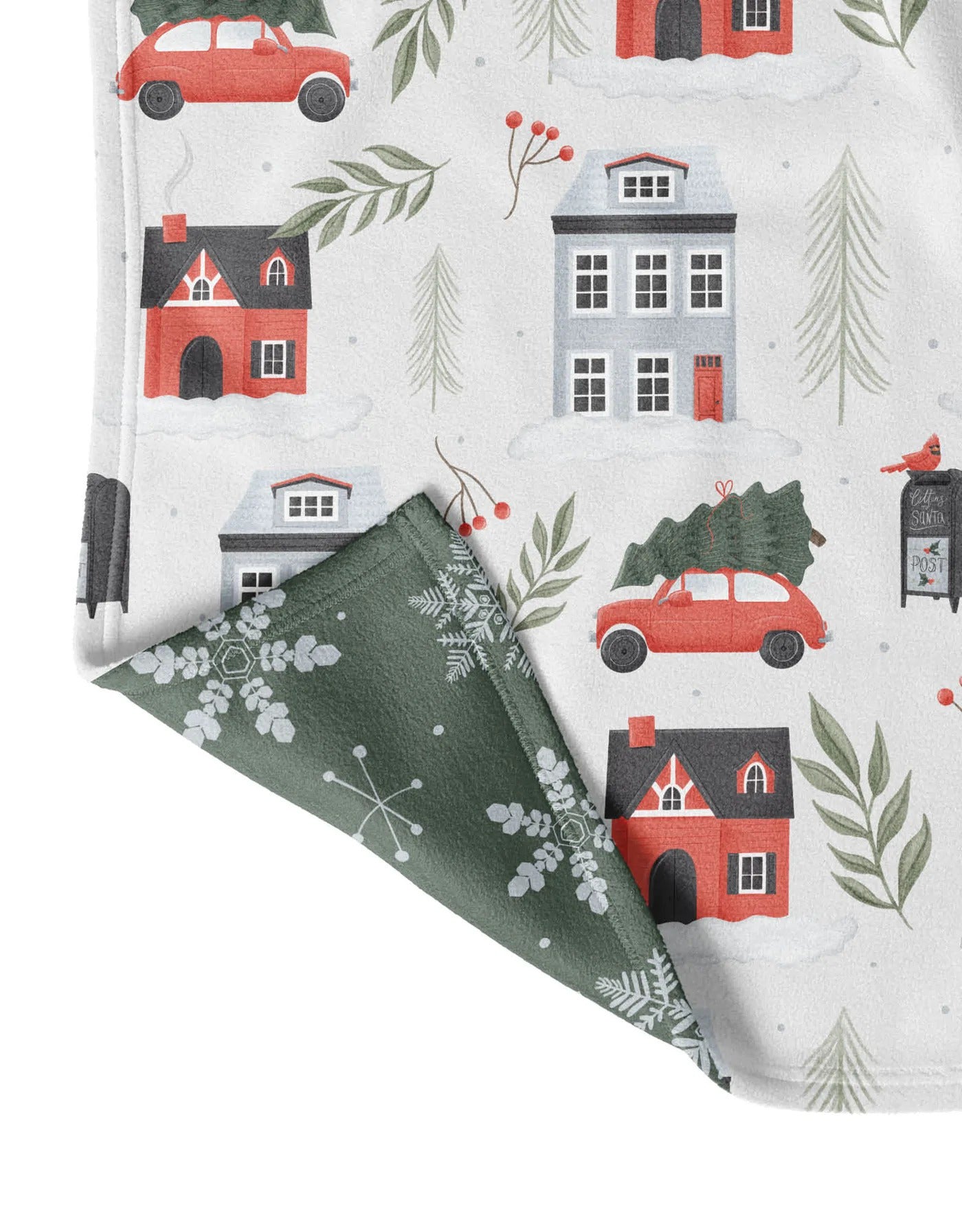 MA TRÈS P'TITE COUVERTE DE NOËL - LE VILLAGE ENNEIGÉ