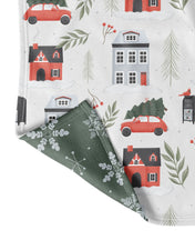 MA TRÈS P'TITE COUVERTE DE NOËL - LE VILLAGE ENNEIGÉ