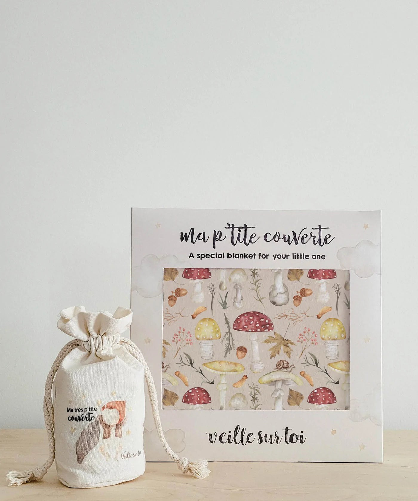 MA P'TITE COUVERTE - LA CUEILLETTE AUX CHAMPIGNONS