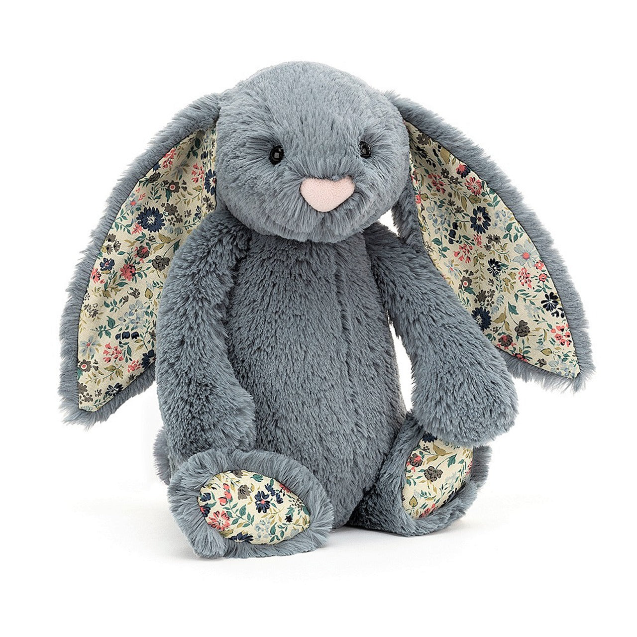 Peluche lapin bleu petit